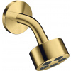 Axor One horná sprcha so sprchovacím ramenom 7.3x7.3 cm okrúhly zlatá 48490990