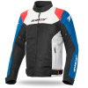 Bunda na motocykel SEVENTY DEGREES SD-JR48 čierno-bielo-modro-červená Veľkosť: S