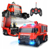 Hasičské auto Stator na diaľkové ovládanie s transformáciou a efektmi