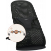 Babybjorn blaženosť sieť x 56 x 39 cm paluba (Babybjorn - Bliss Mesh Deckchair - čierna + hračka)