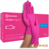 Mercator Medical Jednorazové zdravotnícke nitrilové rukavice MERCATOR nitrylex magenta 100 ks Veľkosť: M
