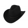 Fiebig - Headwear since 1903 Mäkký klobúk v štýle western - tvárny (tvarovateľná krempa) s drôtom po okraji a koženým remienkom Veľkosť: 60 cm