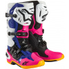 Topánky TECH 10 limit. edice COAST, ALPINESTARS (bie./tma. mod./rúž./žltá, 45,5)