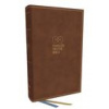Net, Timeless Truths Bible, Leathersoft, Brown, Comfort Print: One Faith. Handed Down. for All the Saints.