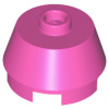 98100 Dark Pink Cone 2 x 2 Truncated (Tmavě růžový kužel 2 x 2 zkrácený)