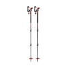 Skialpové palice LEKI Poles HAUTE ROUTE 3, dark anthracite dark red black 110-150