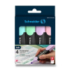 Zvýrazňovač Schneider Job Pastel - sada 4 farieb