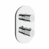 Ravak Chrome II vaňová/sprchová batéria podomietková s termostatom chrómová X070455