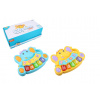 Pianko slon so zvieratkami plast 17x13cm na batérie so zvukom so svetlom 2 farby 18m+