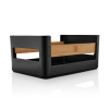 Kuchynský organizér NORDIC KITCHEN 27 x 19 cm, čierny, plast/bambus, Eva Solo