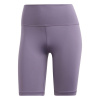adidas Optime Training Bike Short Leggings Womens Shadow Violet 6 (XXS)