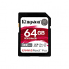 Kingston Canvas React Plus/SDXC/64GB/UHS-II U3/Class 10, SDR2/64GB