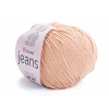 Pletacia priadza Gina / Jeans 50 g Variant: 13 (07) krémová, Balenie: 1 ks