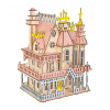 Woodcraft construction kit Drevené 3D puzzle Veľkolepá vila DL-G012 - 3D skladačka