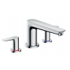 Hansgrohe Talis E - Trojotvorová vaňová batéria, chróm 71747000