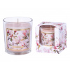 Sviečka v skle FLORES Magnolia vonná 180g