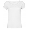 Babolat Play Cap Sleeve Top Girl - Biely