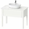 DURAVIT Luv stojaca skrinka pod umývadlo, pod dosku, 1 zásuvka, 938 x 570 x 743 mm, biela matná lakovaná, LU956403636