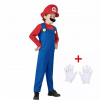 Kostým pre chlapca- Kostým zakrytie Luigi. L 130-146 Mario (Rukavice rukavice pavúk pavúk pavúk obrovský)