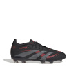 adidas Predator Elite Junior Firm Ground Football Boots Black/Grey 5 (38)