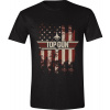 Top Gun: Distressed Flag tričko XL