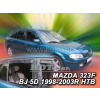Plexi, ofuky Mazda 323F BJ 5D 1998 => 2003 htb, přední + zadní