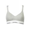 Calvin Klein dámska podprsenka balconette sivá biela | šedá XS Calvin Klein 8718934433703