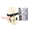 Dildo na popruhu Baile Dámske 17,5 cm telovej farby farby