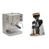 Lelit Elizabeth PL92T + Eureka Mignon Single Dose PRO, Chrome & Oak