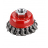 Extol Kartáč hrnčekový M14 vrkočový, oceľový drôt 0,5mm, 65mm