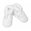 New Baby dojčenské bavlnené ponožky s volánikom biele