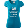 Dámske tričko Nie som 40 výpredaj (Tričko k narodeninám k 40 tke)