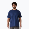 Pánske tričko Patagonia Boardshort Logo Pocket Responsibili clement blue