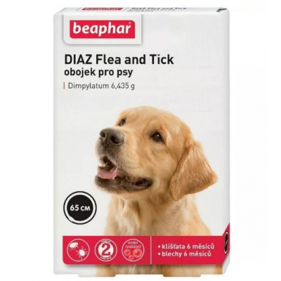 Beaphar DIAZ antiparazitný obojok pre psov – 65 cm