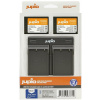 Batéria pre fotoaparát Jupio set 2x Battery BLX-1 2280mAh + USB Dual Charger pre OM system (COL1005)