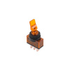 CABLETECH Prepínač páčkový ASW-14D 3pin oranžový