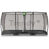 Trampolína s ochrannou sieťou Allure Premium ground Exit Toys prízemná 244*427 cm čierna