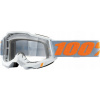 100% Gogle 100% ACCURI 2 SPEEDCO (Szyba Przezroczysta Anti-Fog, LT 88%-92%) (NEW)
