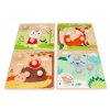 Adam Toys zábavné vkladacie puzzle 4 ročné obdobia