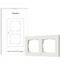 AQARA Switch Frame H2 EU (2-gang) (FE-X01D), bílý (FE-X01D)