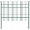 zahrada-XL Plotový panel so stĺpikmi, železný 176,5x120 cm, zelený 144934