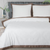 EUROFIRANY MAKOSATÉNOVÉ OBLIEČKY REINA25A 200X220 CM, 2 KS 70X80 CM BIELE