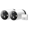 TP-Link Tapo C420S2 - 2×Tapo C420, 1×Tapo H200 - Venkovní IP kamery na baterii, WiFi, 2K QHD (2560 × 1440 px) 113° ONVIF