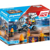PLAYMOBIL PLAYMOBIL® Stunt Show 70820 Starter Pack Kaskadérská show se čtyřkolkou a ohnivou rampou