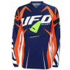 UFO moto dres na minicross pitbike čtyřkolku modro-oranžový