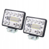 Sada 2 Kusov Halogénová LED pracovná lampa 18 106x76x32M