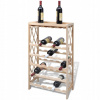 Handra pre 25 fliaš Vidaxl Wine Fir Wood (Vidaxl drevený stojan pre 25 fliaš vína, Lite D)