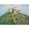 Turniansky hrad - akad. mal. Varuzhan Aghamyan, originálny, ručne maľovaný obraz L (do veľkosti 95x95cm) Viac farieb