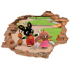 Detské samolepky na stenu - 3D samolepky na stenu Rabbit Bing rozprávka 160x110cm (Detské samolepky na stenu - 3D samolepky na stenu Rabbit Bing rozprávka 160x110cm)