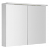 AQUALINE - KAWA STRIP Galérka s LED osvetlením 80x70x22cm, biela WGL80S